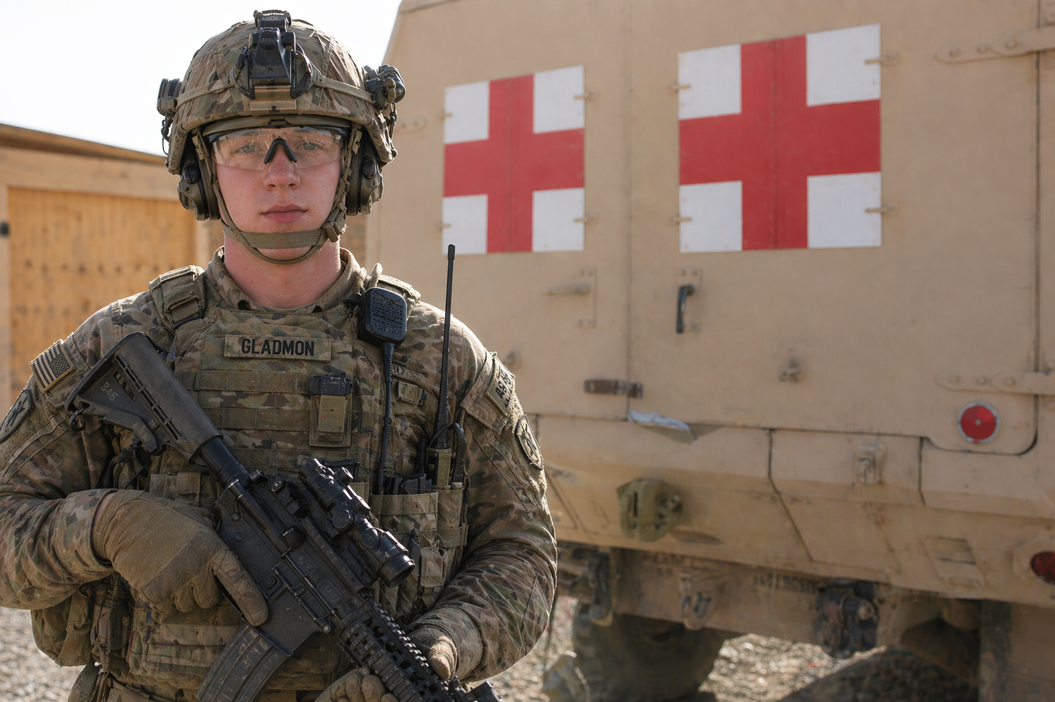 John Gladmon, Founder and CEO of Mercy Raine LLC, in U.S. Army uniform